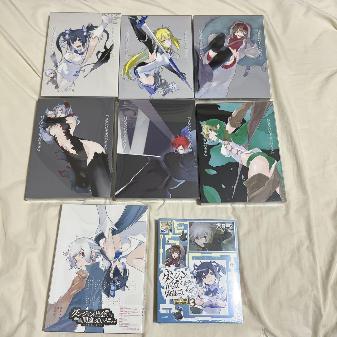 ダンジョンに出会いを求めるのは間違っているだろうか Blu-ray 1～7巻 Amazon.co.jp | 「ダンジョンに出会いを求めるのは間違っている
