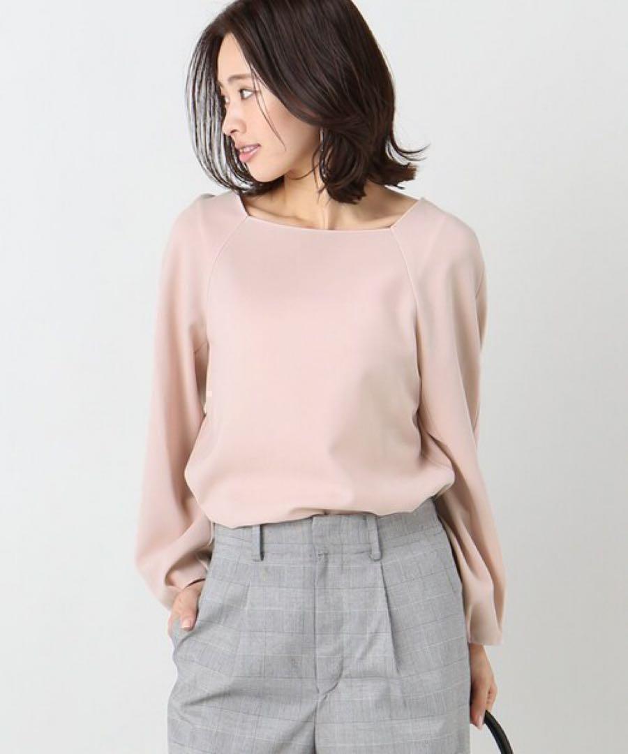日本全国送料無料商品 | 特集  イエナ／新品！透けないしっかり生地／スクエアネック×ブラウス トップス