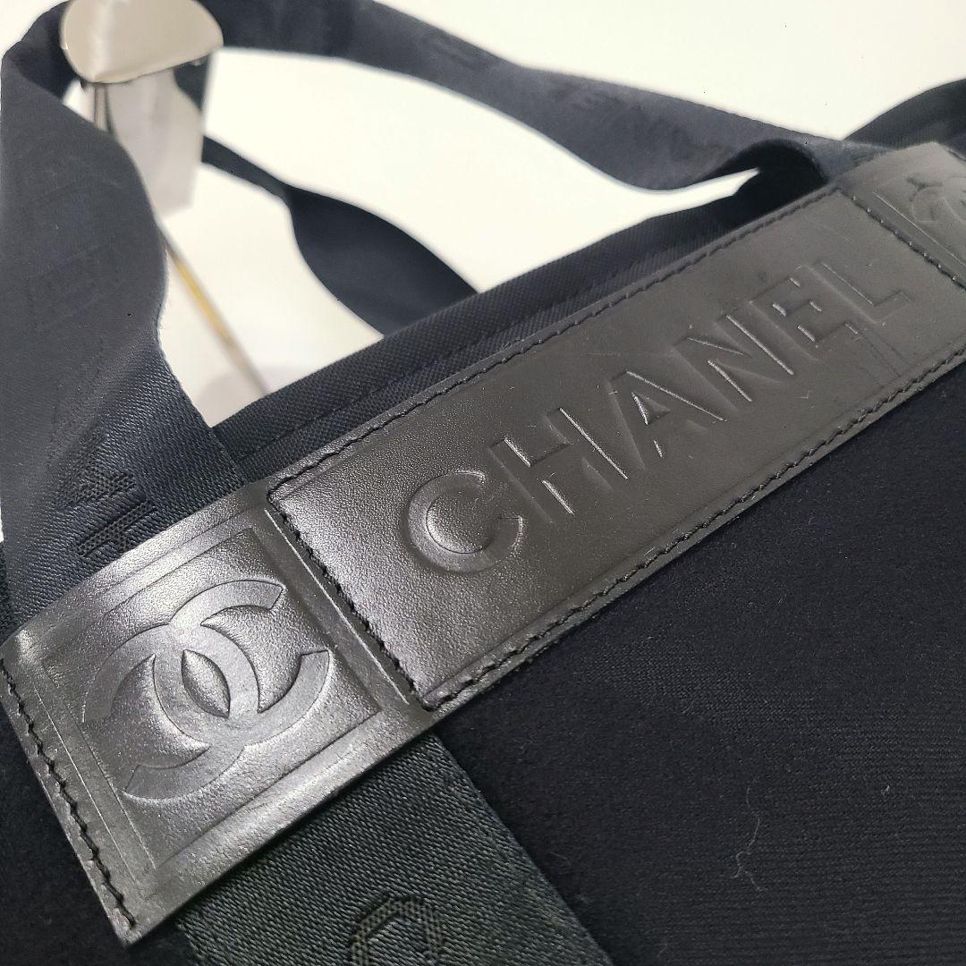 CHANEL シャネル スポーツライン ボストン バッグ メンズ レディース 黒