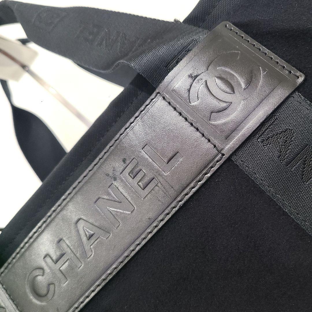 CHANEL シャネル スポーツライン ボストン バッグ メンズ レディース 黒