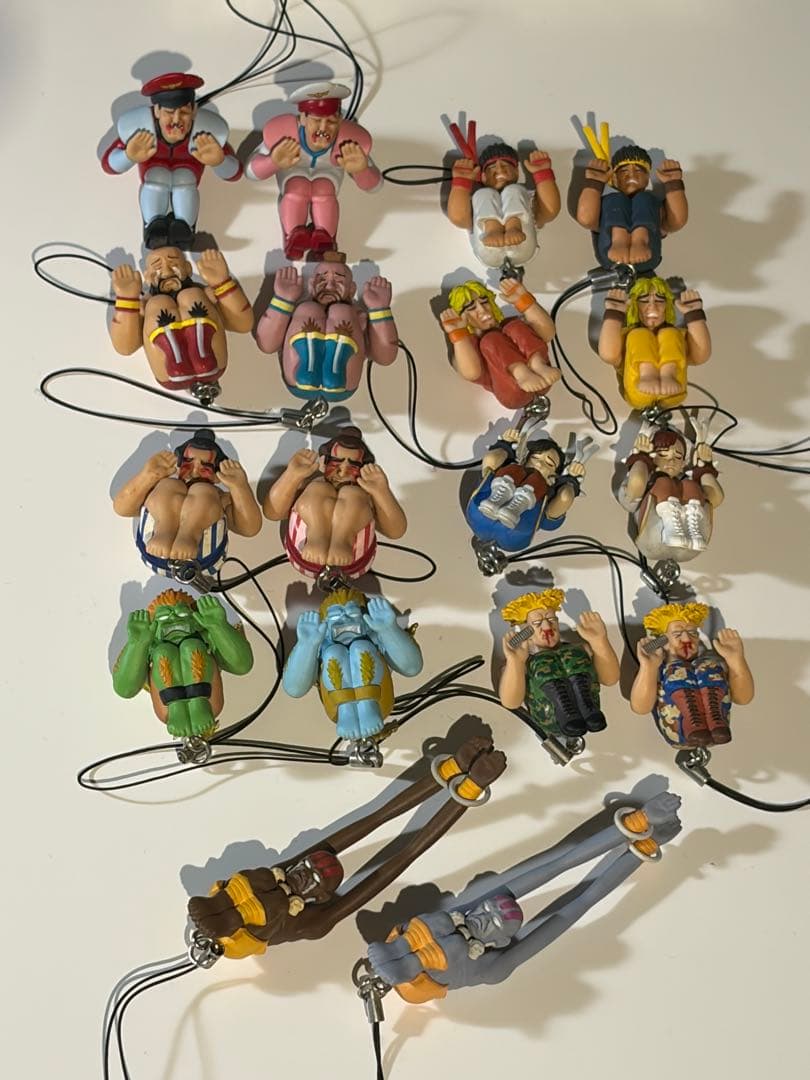 ストリートファイターⅡ 土下座ストラップ フルコンプ目立った傷や汚れなし