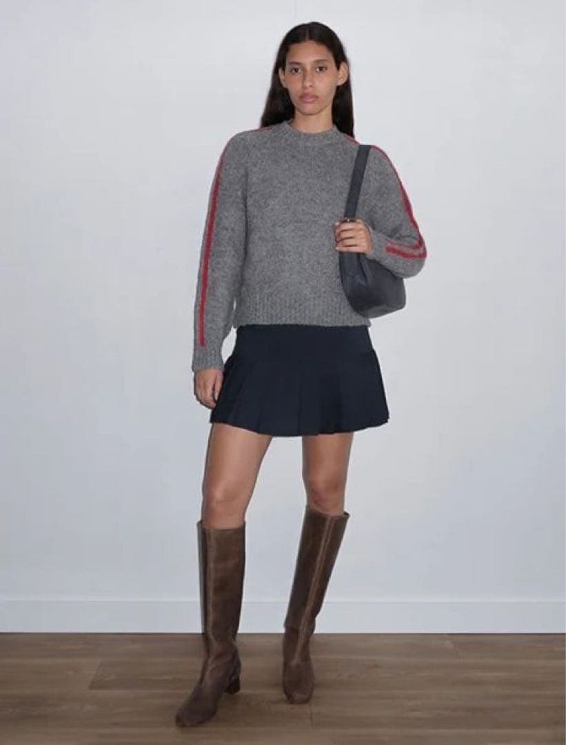 palomawool Grand Slam 2本ライン ソフトニットセーターM Paloma Wool