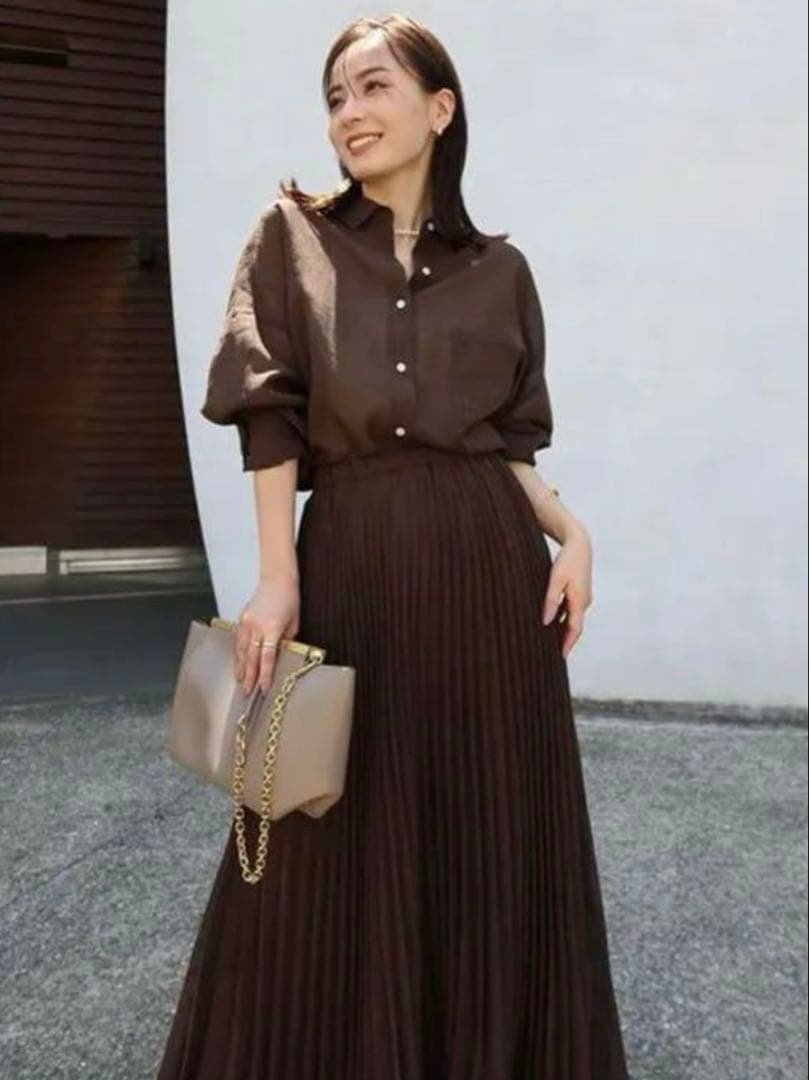 anuans シャツ スカート セットアップ