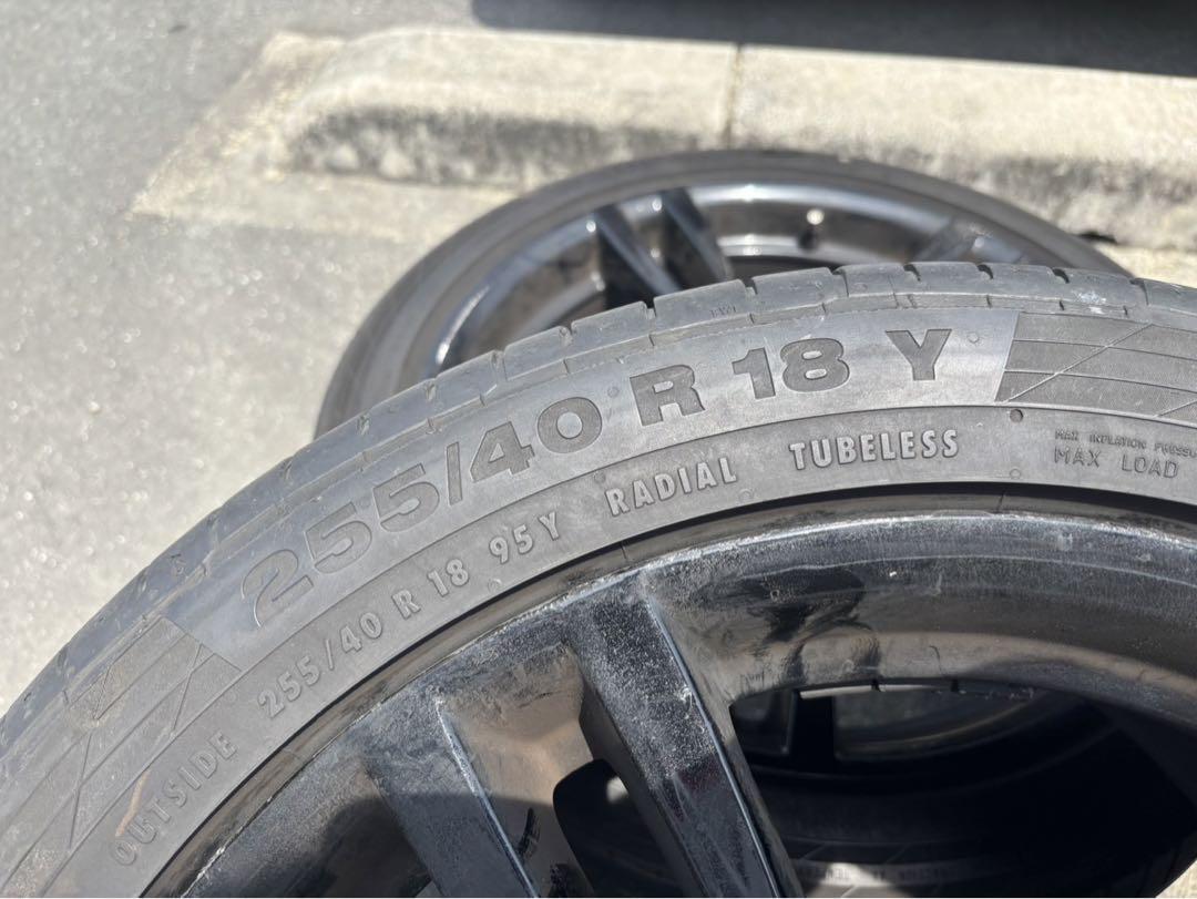 BMW 18インチホイールセット Continentalタイヤ付き