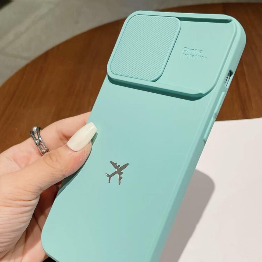 iPhone16pro ケース グリーン ティファニーブルー スマホケース
