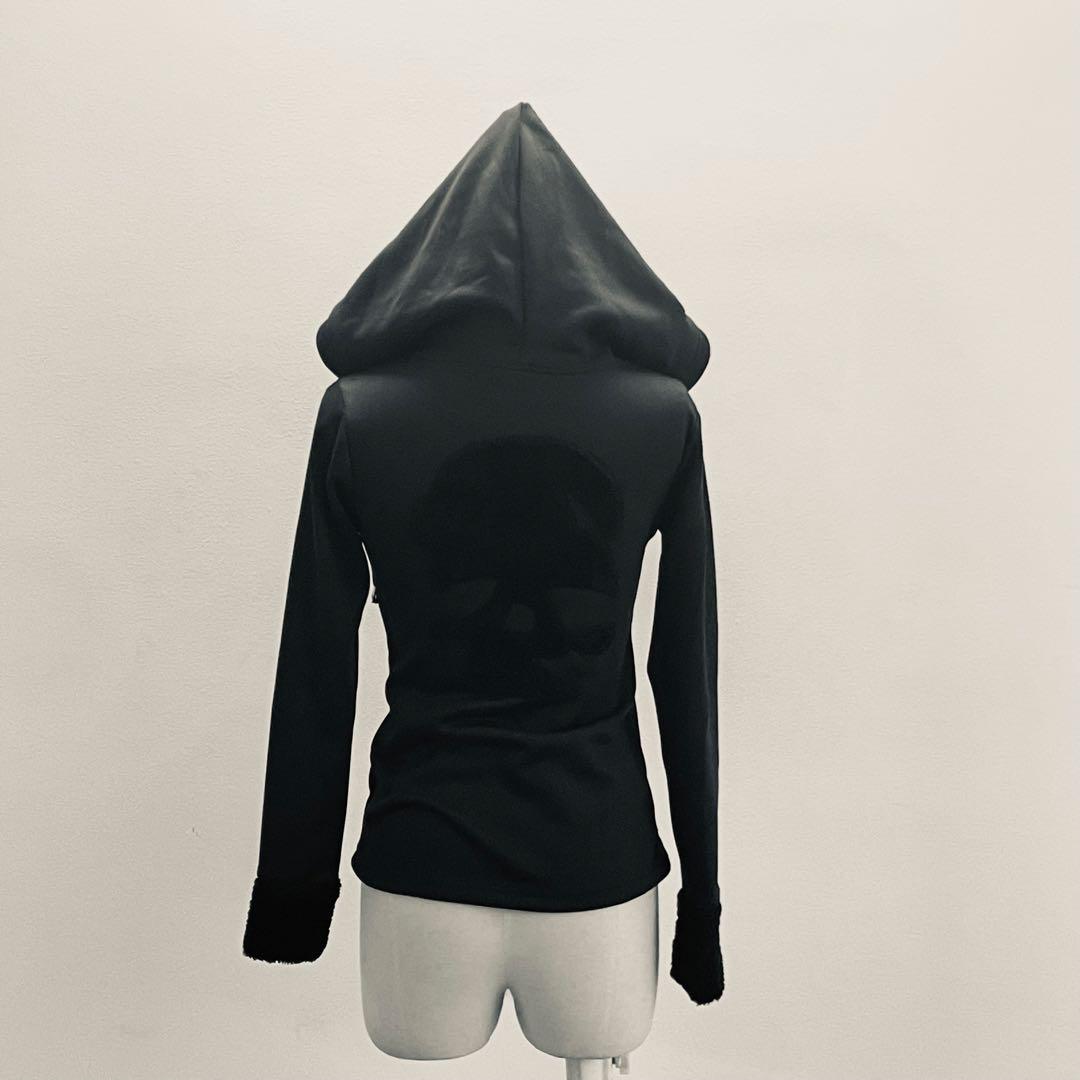 archive cut off skull hoodie y2kフーディー00s - メルカリ