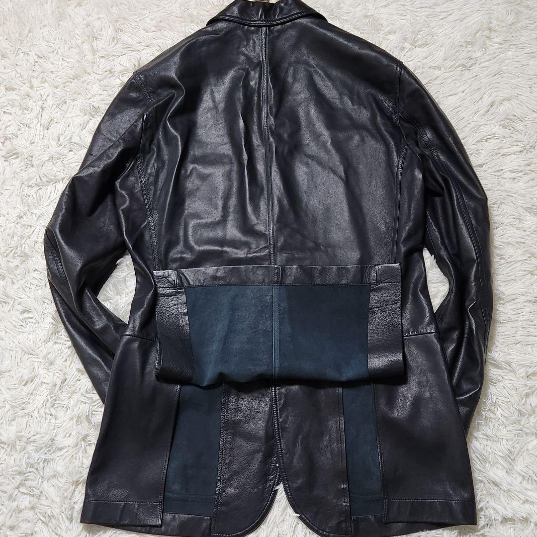 極美品✨Z Zegna ゼニア レザー テーラードジャケット 本革 ラムレザー 画像5