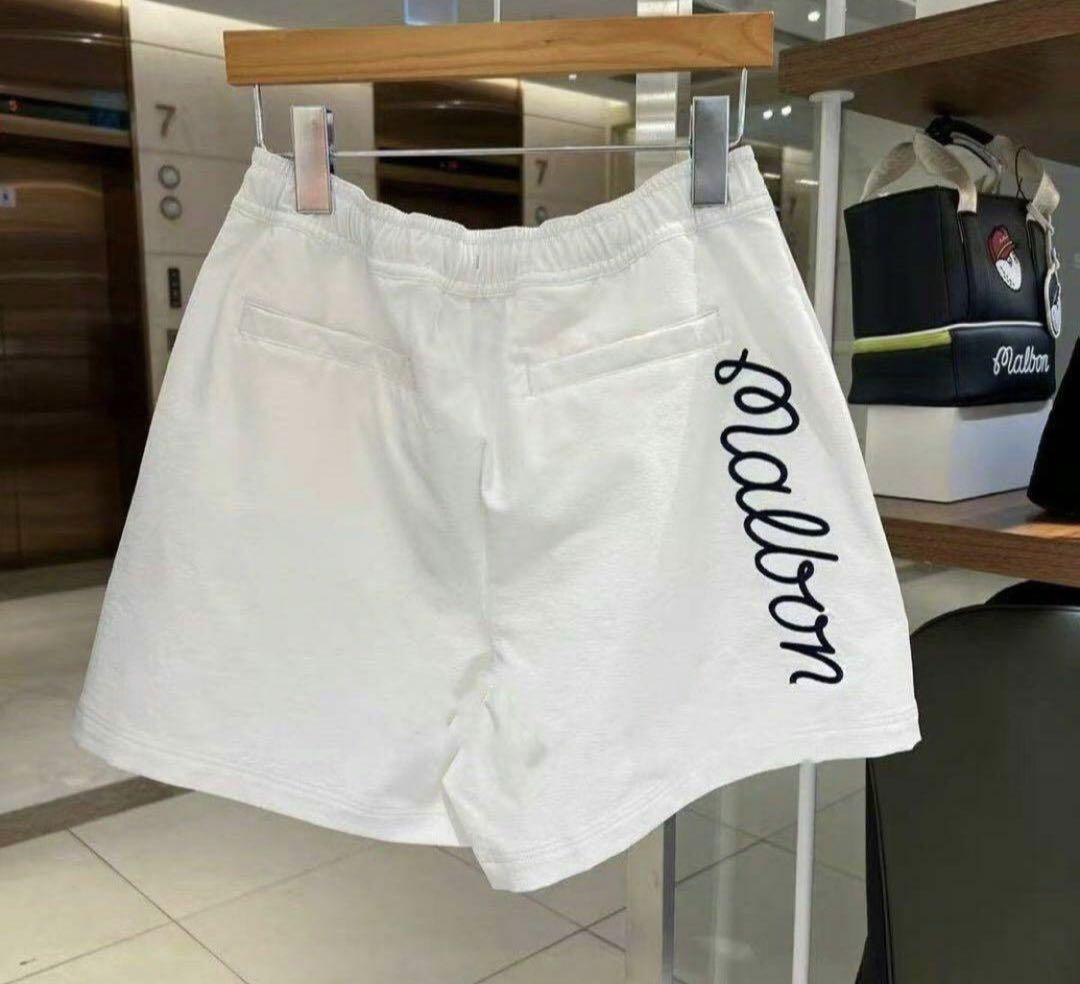 マルボンゴルフ レディース パーカー ショートパンツ セットアップ 2点セット白