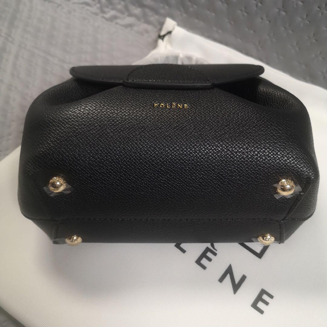 ポレーヌ polene number one nano ブラック Polène | Bag - Numéro Un Nano - Textured Black