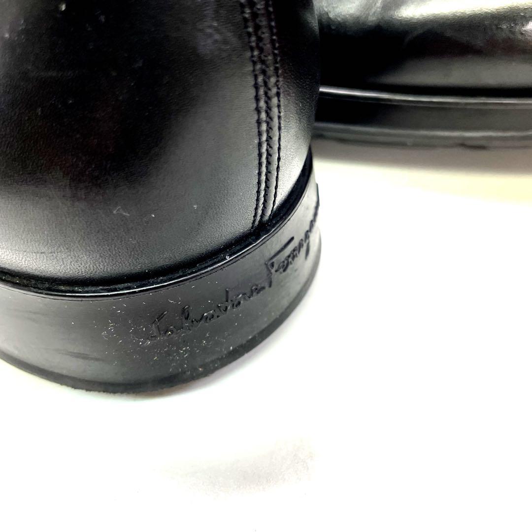 ☆美品☆ferragamoフェラガモ　ブラックビットローファー　6 1/2