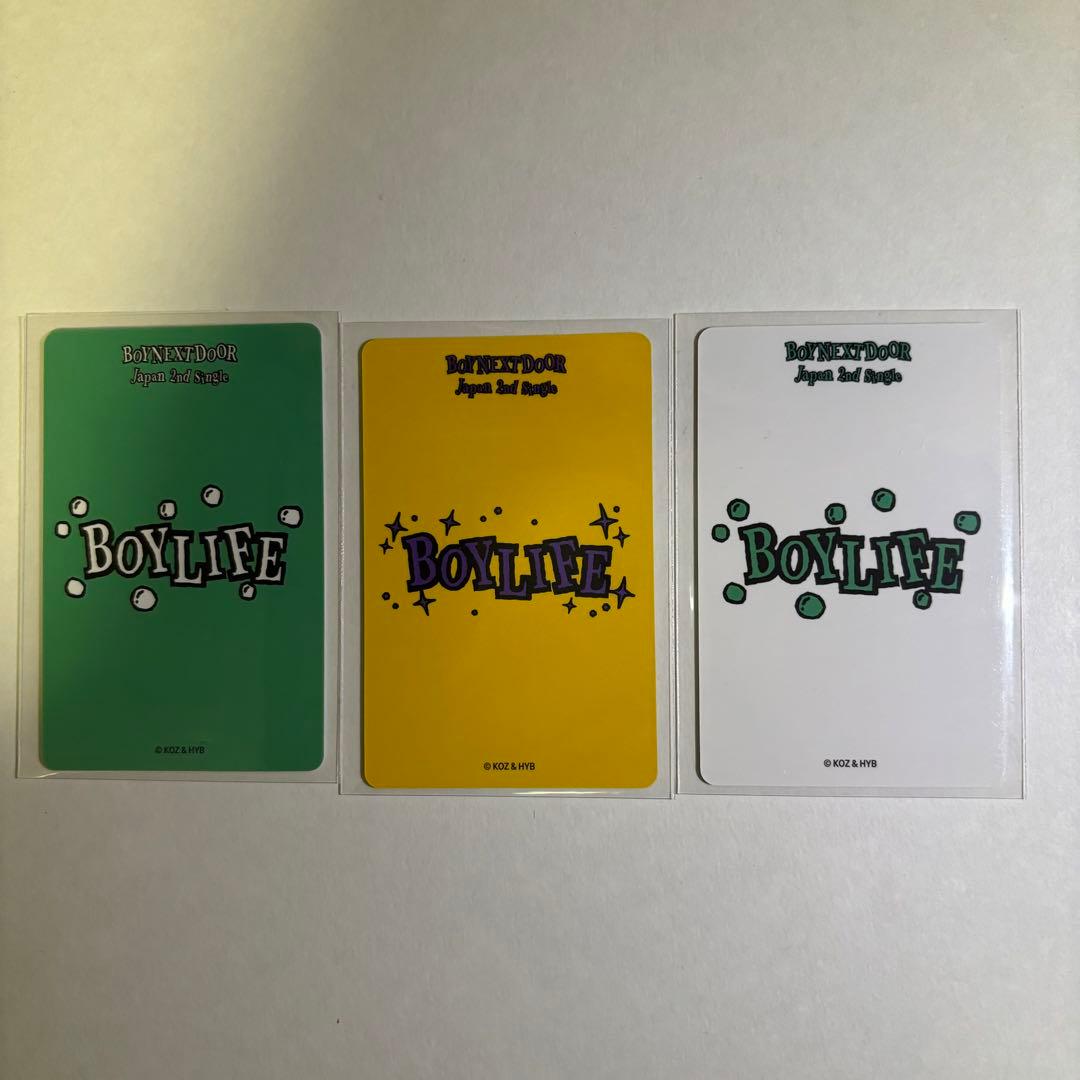 BOYNEXTDOOR BOYLIFE POPUP 特典　A盤　ウナク　ウンアギ BOYNEXTDOOR 日本2ndシングル『BOYLIFE』2025年8月20日リリース
