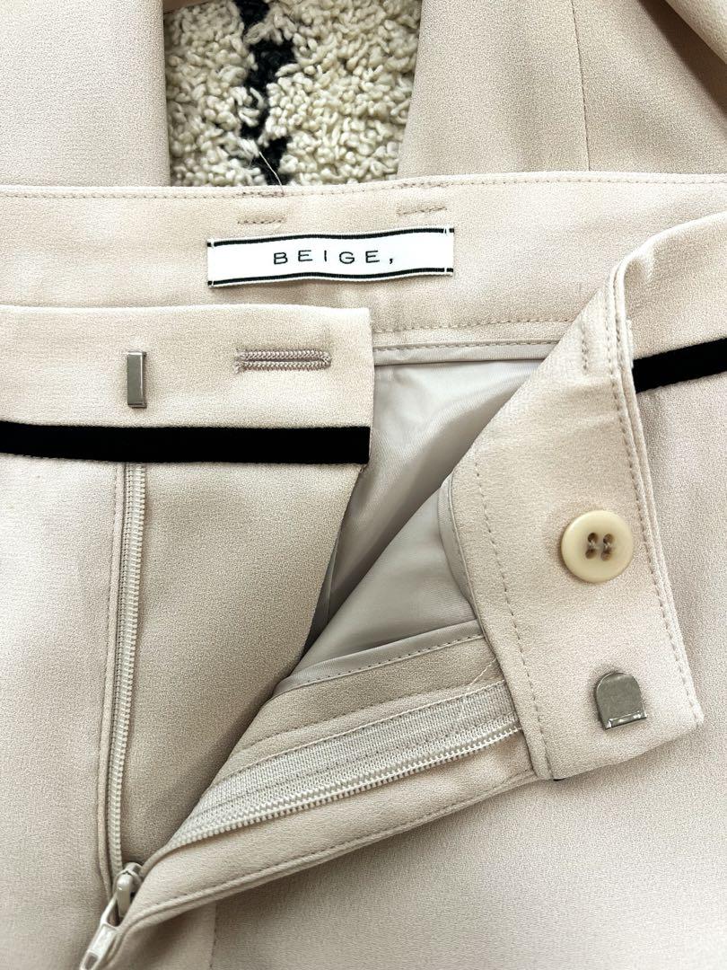 【BEIGE】CINDY パンツスーツ ベージュ