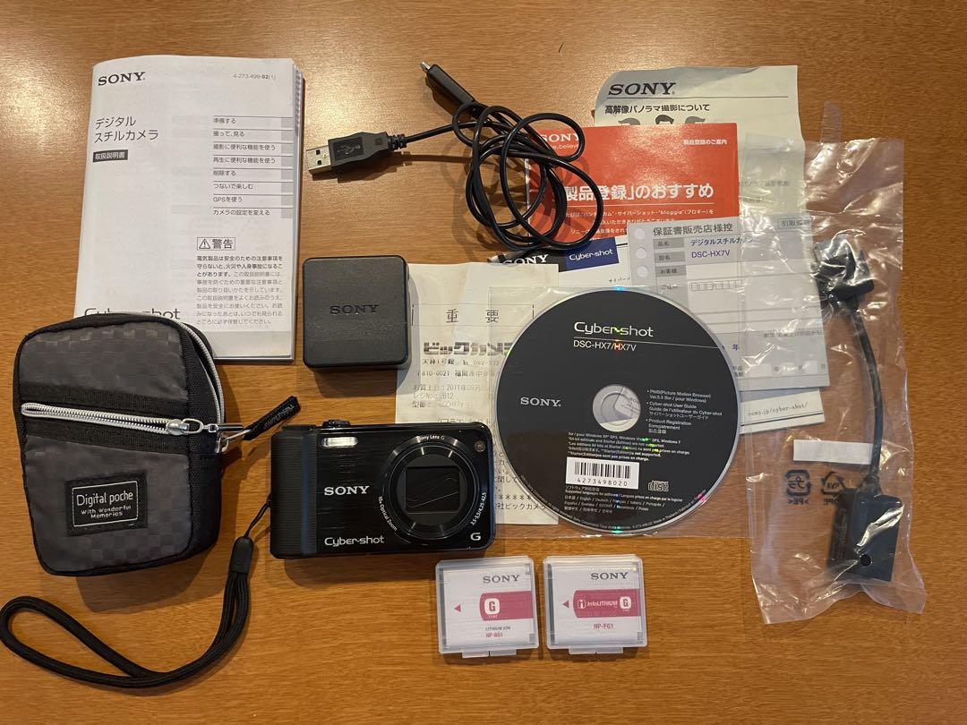 SONY ソニーサイバーショット DSC-HX7V 黒　動作確認済