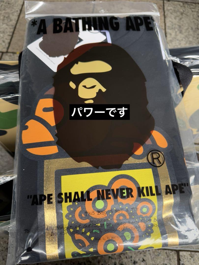 黒M BAPE BABY MILO TEE WHITE GOGH ゴッホ
