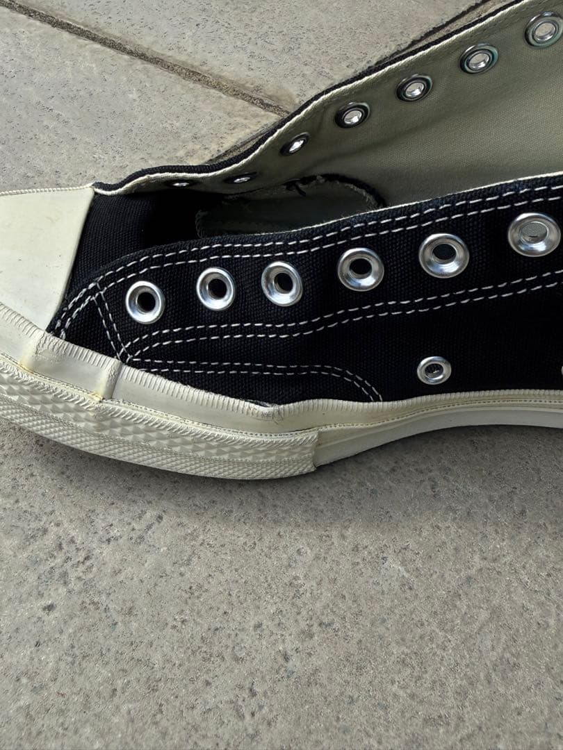 PLAY CDG CONVERSE CT70 LOW BLACK US10