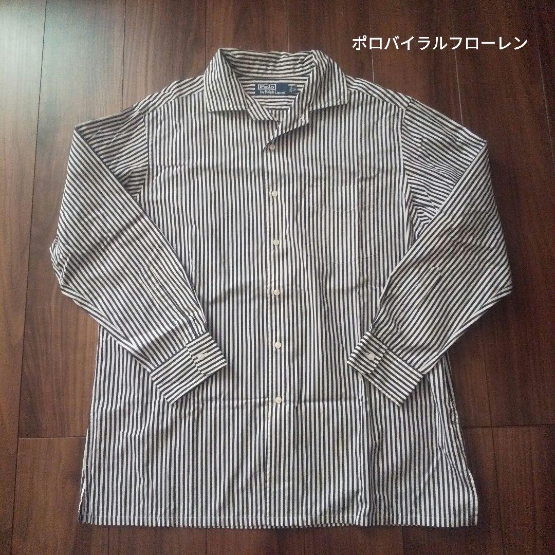 ポロバイラルフローレン　　　ストライプシャツ
