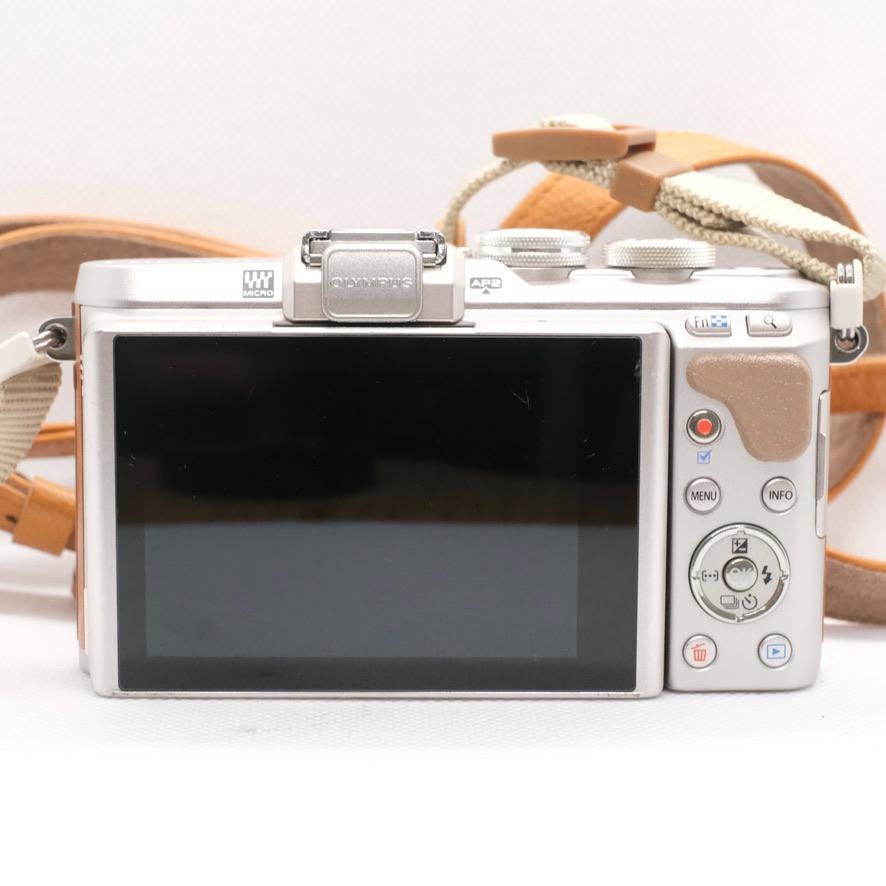 【新品級】OLYMPUS PEN E-PL8 レンズ付　本革ボディージャケット