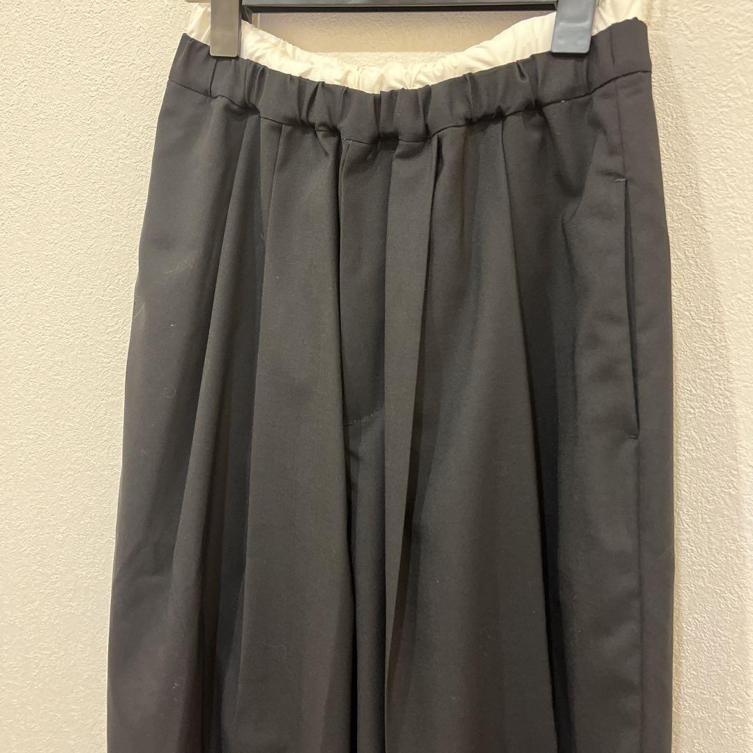LOHEN DOUBLE WAIST 2TUCK PANTS ブラック