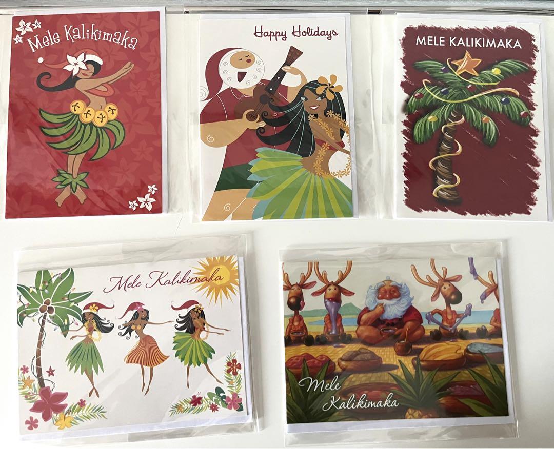 未開封Mele Kalikimaka ポストカード5枚セットＢ
