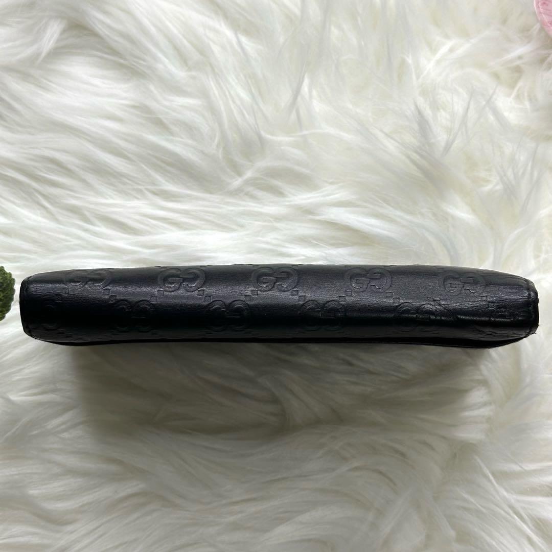 soso  GUCCI シマ 長財布 GG総柄 型押しインターロッキング