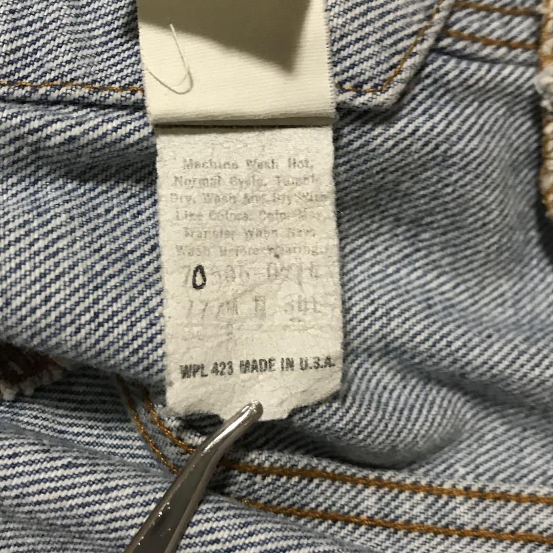 243Levi's米国製デニムジャケットMade in USA4th70506
