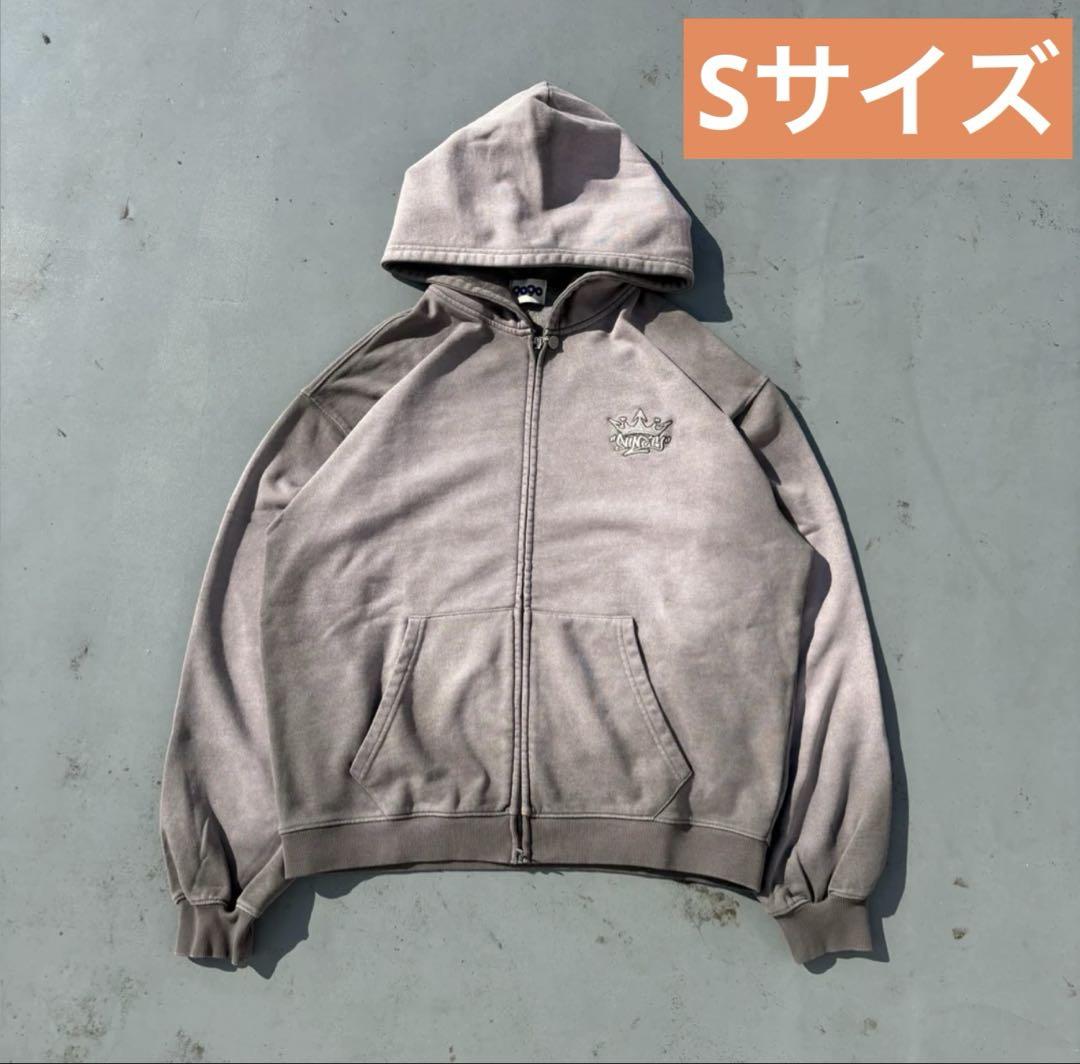 Motion King Logo Pigment Zip Hoodie