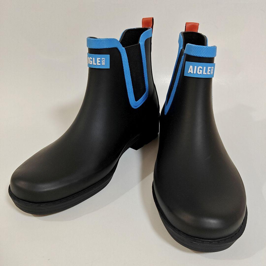 ファッション 未使用 39 ラバーブーツ カーヴィル エーグルドラえもん AIGLE 靴