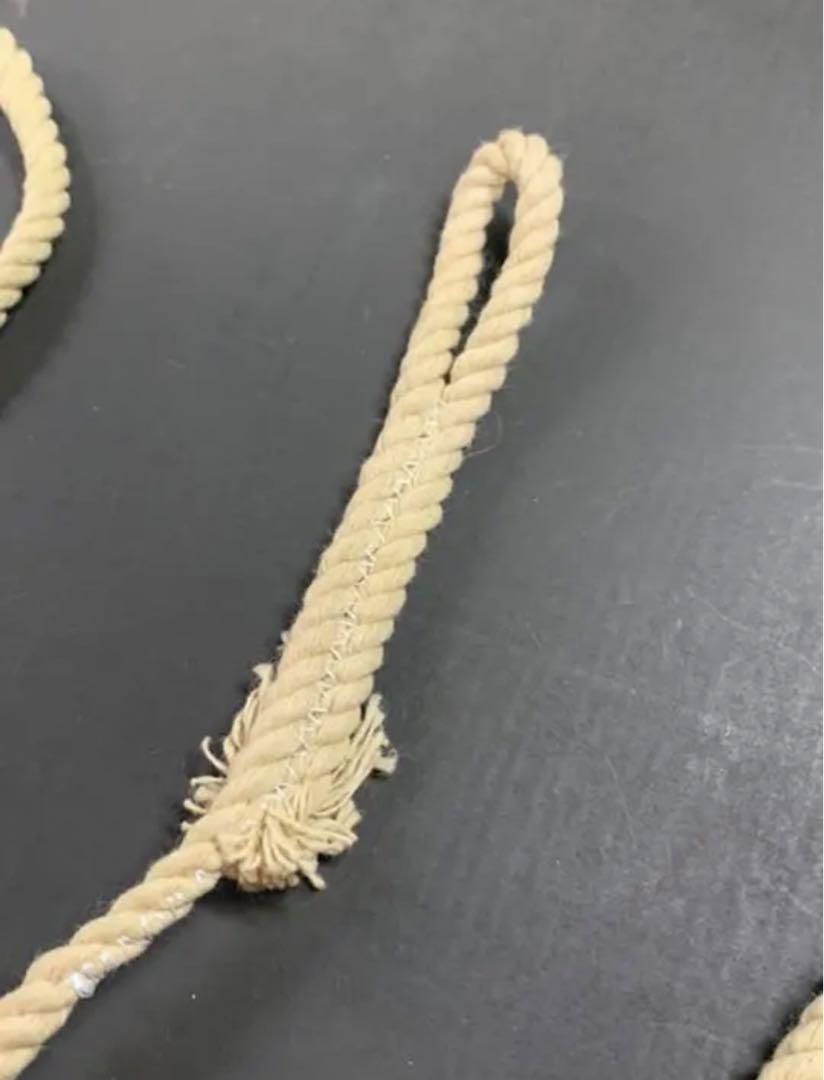 米軍 放出品 テント ロープ 2本セット 実物 US パップテント ひも 縄　紐