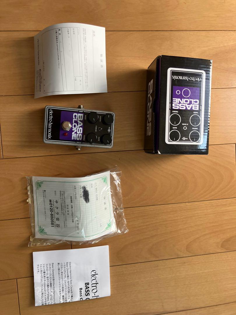 Electro-Harmonic BASS CLONE エフェクター 箱・説明書 日本語字幕版】Electro Harmonix Bass Clone - YouTube