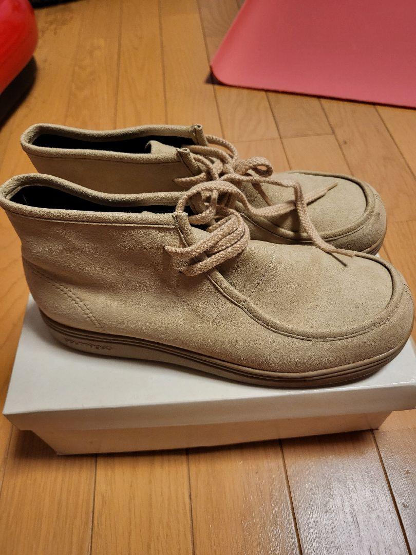 【激レア】 courrèges クレージュ ベージュ スエード ブーツ 24.0