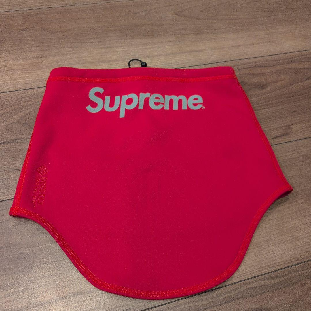 Supreme ネックウォーマー レッド GORE-TEX INFINIUMSUPREME