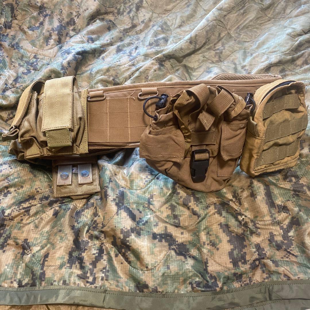 【米軍放出品】USMC ベルト MサイズSUB BELT コヨーテブラウン 【米軍放出品】USMC ベルト MサイズSUB BELT コヨーテブラウン