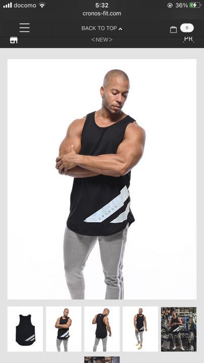 CRONOS NEW STRIPE LOGO TANKTOP BLACK jBZaI-m36672411482 安い