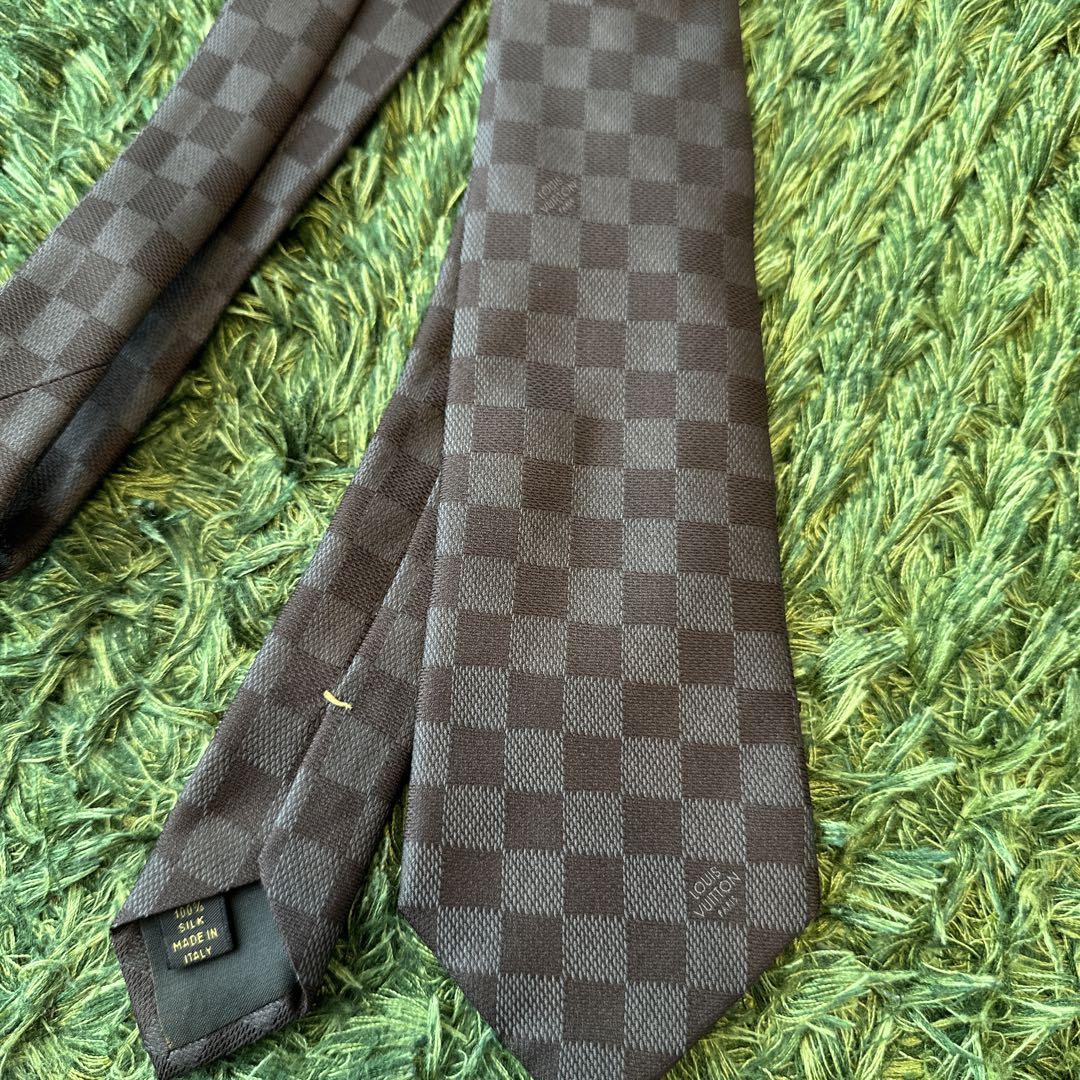 値下げ☆LOUIS VUITTON ダミエパターン ネクタイ