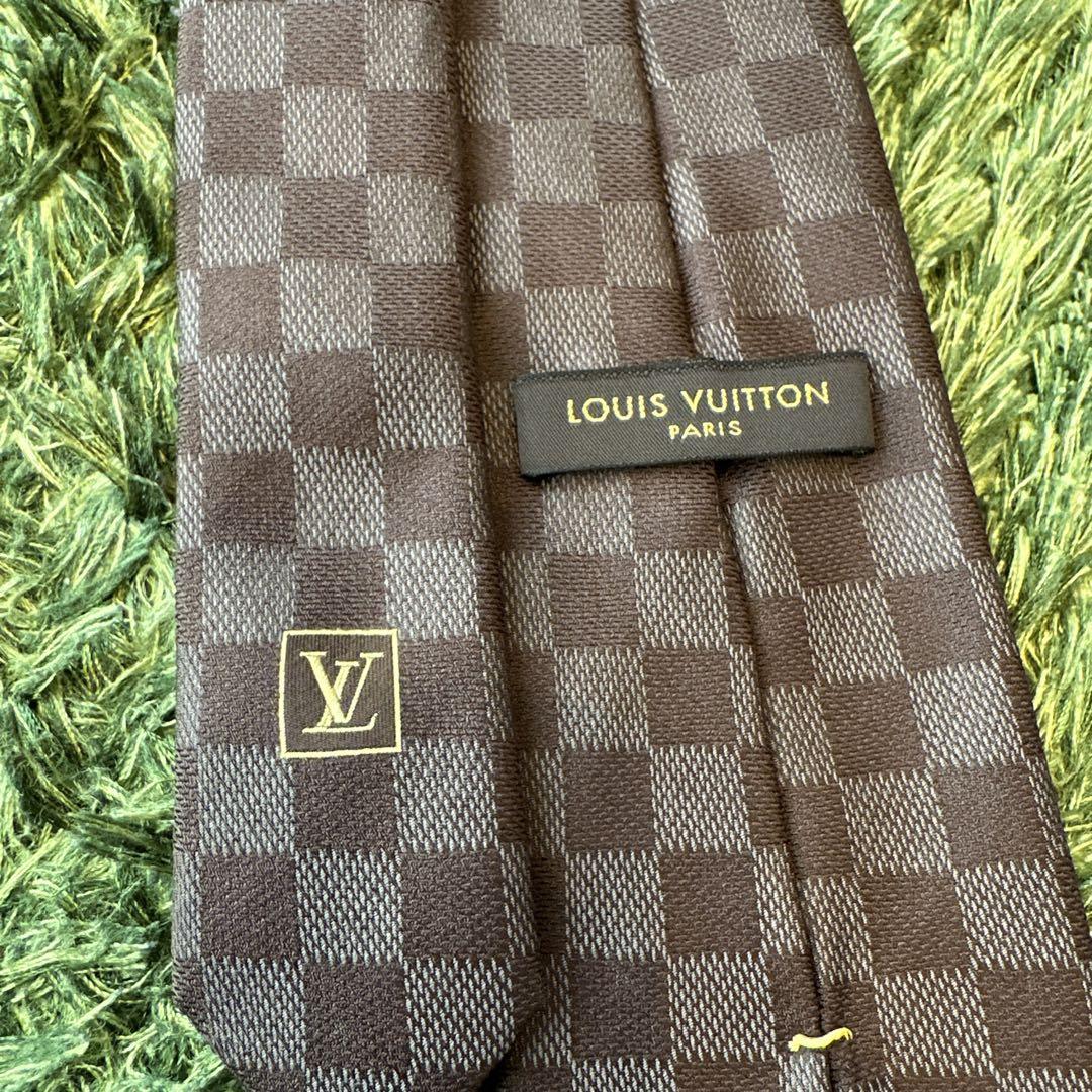 値下げ☆LOUIS VUITTON ダミエパターン ネクタイ