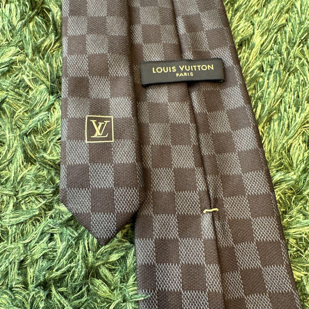 値下げ☆LOUIS VUITTON ダミエパターン ネクタイ