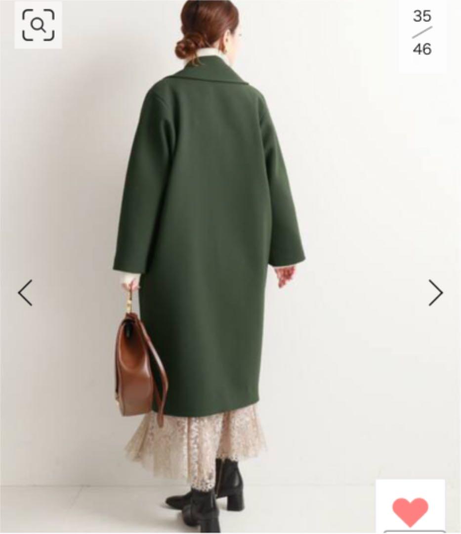 イエナ VERMEIL par iena トリプルクロス テーラーカラーコート