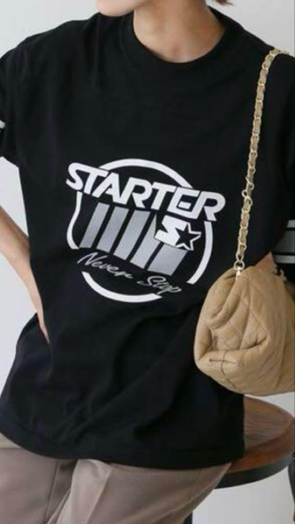 STARTER×COUTURE D′ADAMロングスリーブTシャツ(ブラック)