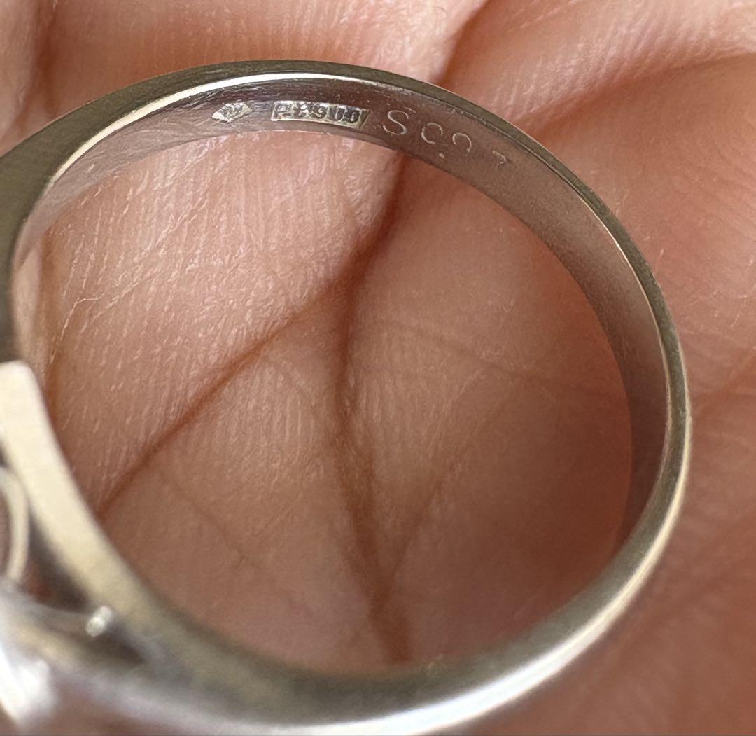 0.97ct PTサファイアリング
