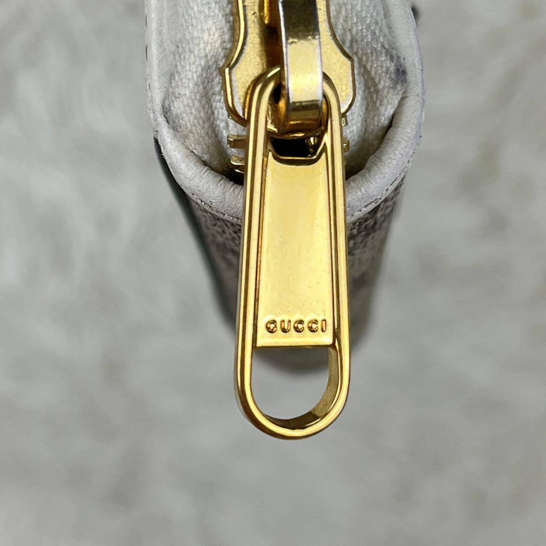 極美品　GUCCI　グッチ　GGスプリーム　コインケース　小銭入れ　アクセサリー 極美品】GUCCI コインケース GGスプリーム ホースビット 箱