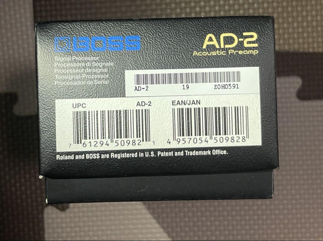 BOSS アコースティックプリアンプ AD-2