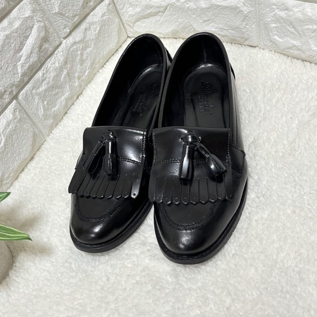 Stilmoda スティルモーダ エナメル タッセル ローファー 38