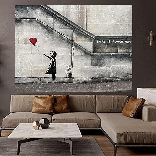 Banksy/バンクシー キャンバスアートポスター A3サイズ GB3