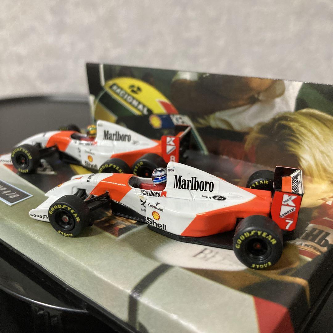 ミニチャンプス F1 マクラーレンMP4/8 アイルトンセナ　ミカハッキネン