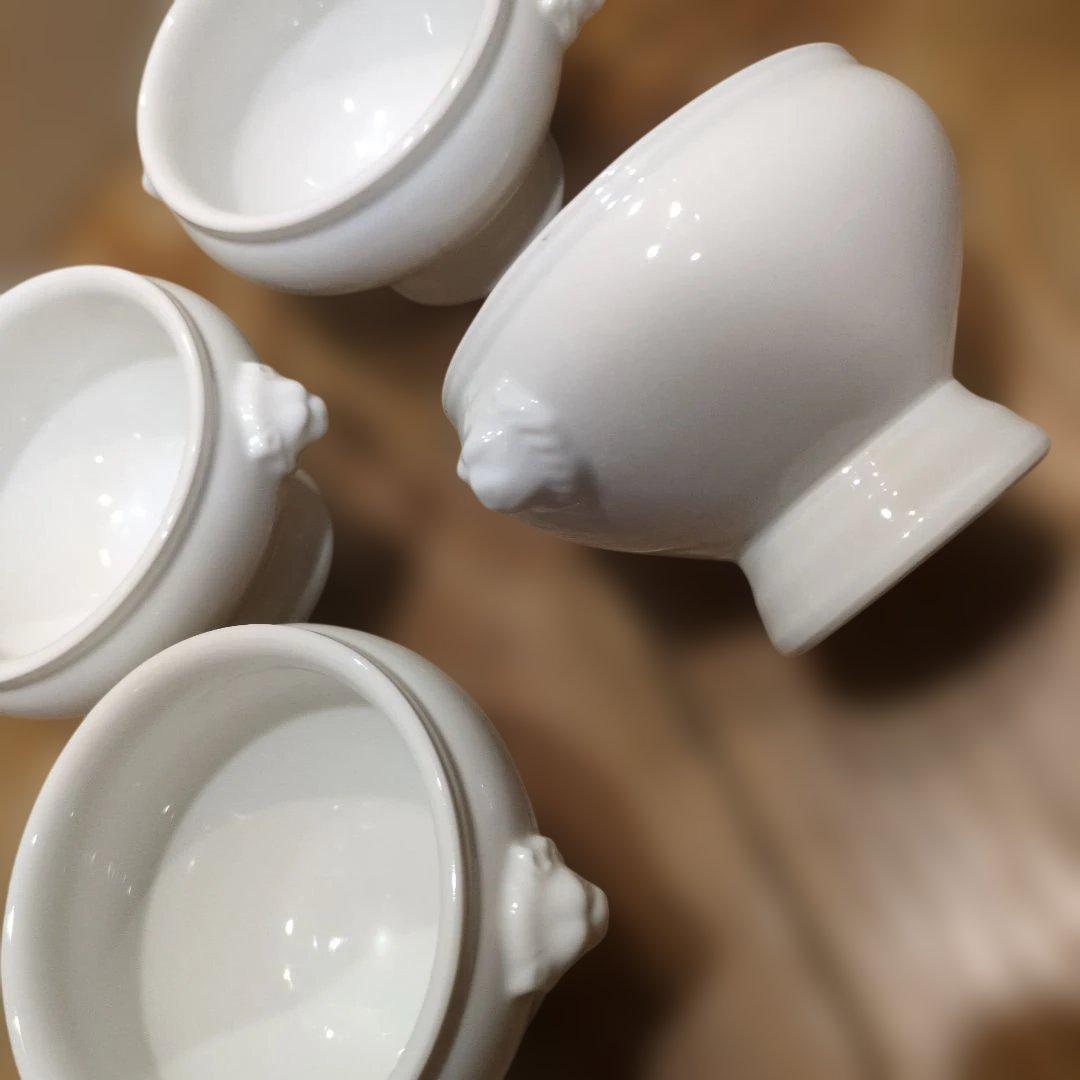 4個セット ライオンヘッド スープボウル スープカップ パリ目立った傷や汚れなし WWW_OPDRERGINERDOGAN_COM