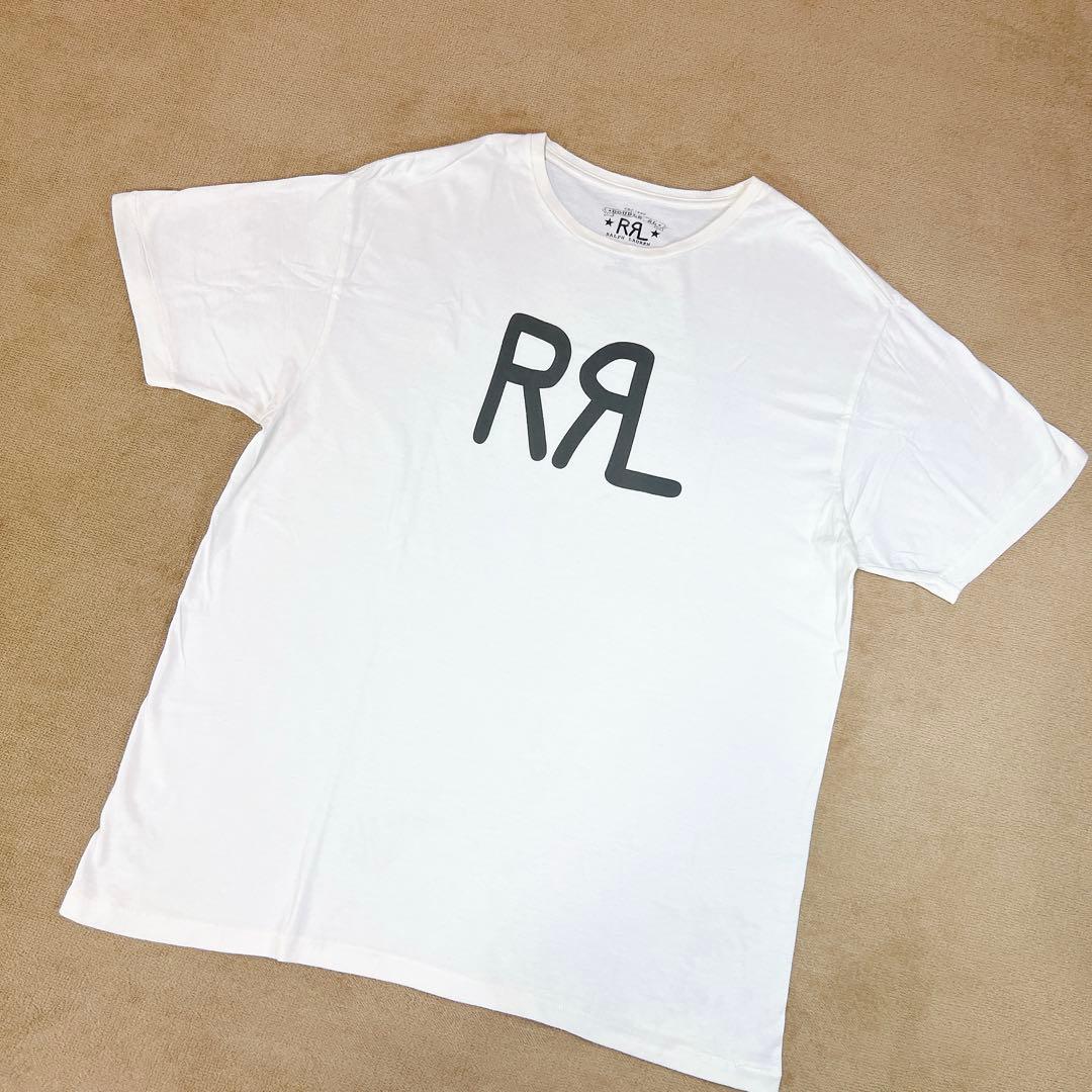 ダブルアールエル Tシャツ シングルステッチ ロゴプリント L
