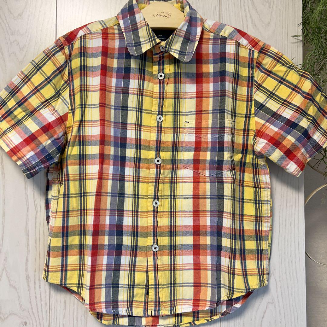 GAP 半袖シャツ チェックシャツ 【オンラインショップ】 GAP 半袖シャツ チェックシャツ 【オンラインショップ】