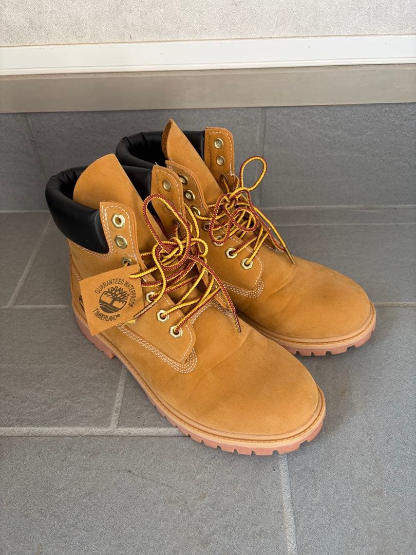 Timberland premium boots 6インチ イエローブーツ25.5cm Timberland