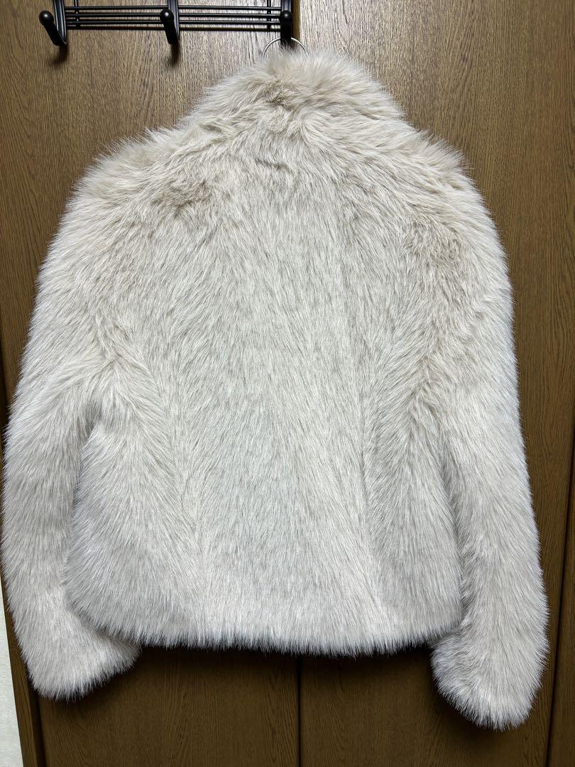 新品未使用タグ付】ZARA 毛皮 ファーショートコート - メルカリ