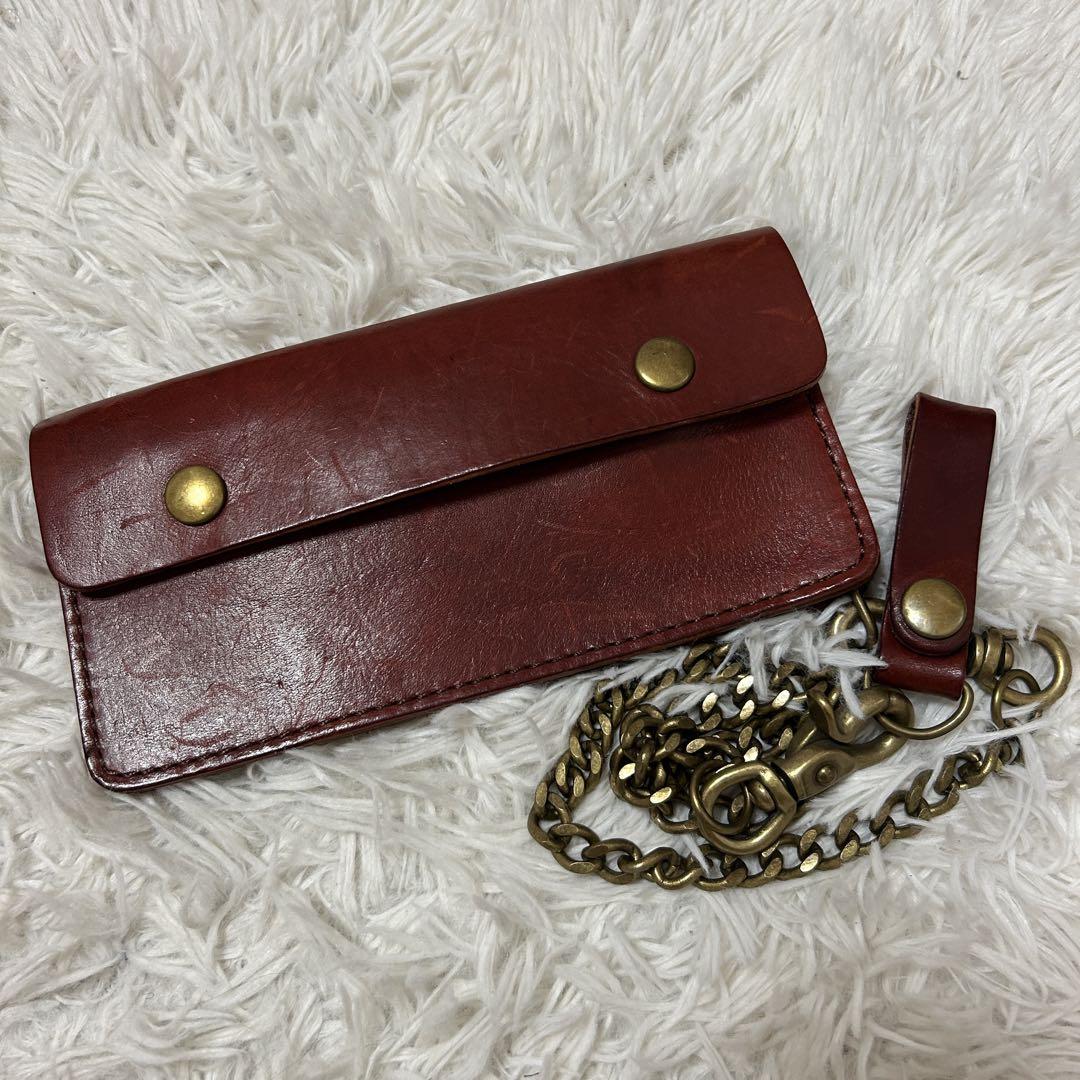 RED WING長財布 レッドウィング ウォレットチェーン ⭐️希少⭐️レッドウィング トラッカーウォレット チェーン 長